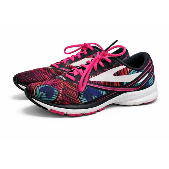 Brooks Shoes - Brooks Launch 4 Women’s Size 8 Running Shoes Multicolor Pink Lace Lightweight...